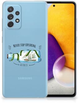 B2Ctelecom Bumper Hoesje Samsung Galaxy A72 Smartphone hoesje Boho Bottle