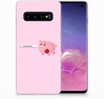 B2Ctelecom Bumper Hoesje Samsung Galaxy S10 Pig Mud