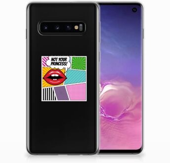 B2Ctelecom Bumper Hoesje Samsung Galaxy S10 Popart Princess