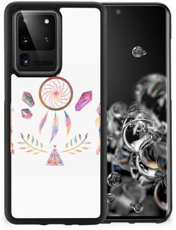 B2Ctelecom Bumper Hoesje Samsung Galaxy S20 Ultra GSM Hoesje met Zwarte rand Boho Dreamcatcher