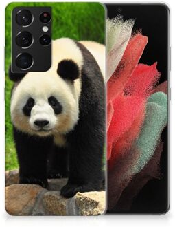 B2Ctelecom Bumper Hoesje Samsung Galaxy S21 Ultra Smartphone hoesje Panda