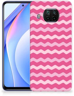 B2Ctelecom Bumper Hoesje Xiaomi Mi 10T Lite Smartphone hoesje Waves Pink