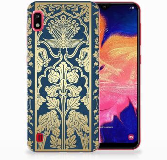 B2Ctelecom Bumper Siliconen Backcover Samsung Galaxy A10 Golden Flowers