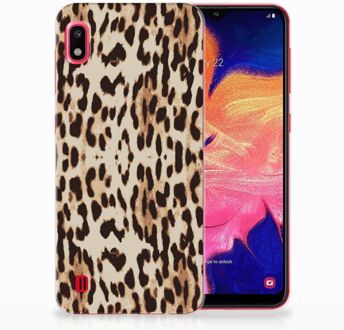 B2Ctelecom Bumper Siliconen Cover Samsung A10 Leopard