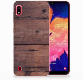 B2Ctelecom Bumper Siliconen Cover Samsung Galaxy A10 Old Wood