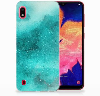 B2Ctelecom Bumper Siliconen Cover Samsung Galaxy A10 Painting Blue