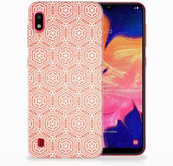 B2Ctelecom Bumper Siliconen Cover Samsung Galaxy A10 Pattern Orange