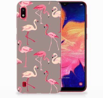 B2Ctelecom Bumper Siliconen Hoesje Samsung Galaxy A10 Flamingo