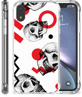 B2Ctelecom Case Anti-shock iPhone XR Skull Red