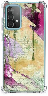 B2Ctelecom Case Anti-shock Samsung Galaxy A52 4G/5G GSM Hoesje met doorzichtige rand Schilderij