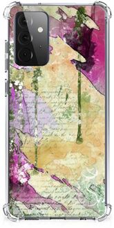 B2Ctelecom Case Anti-shock Samsung Galaxy A72 4G/5G GSM Hoesje met doorzichtige rand Schilderij