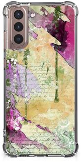 B2Ctelecom Case Anti-shock Samsung Galaxy S21 Plus GSM Hoesje met doorzichtige rand Schilderij