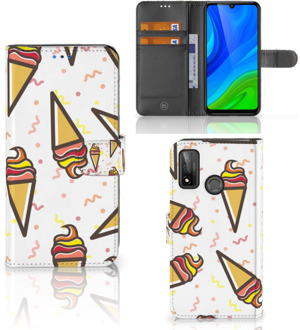 B2Ctelecom Case Huawei P Smart 2020 Telefoonhoesje Icecream