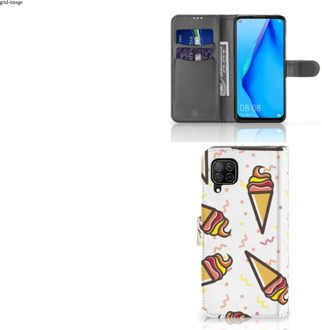 B2Ctelecom Case Huawei P40 Lite Telefoonhoesje Icecream