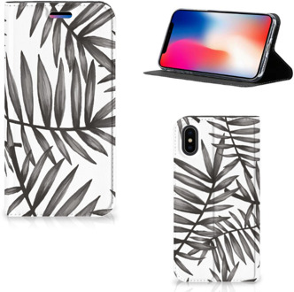 B2Ctelecom Case iPhone X | Xs Leaves Grey