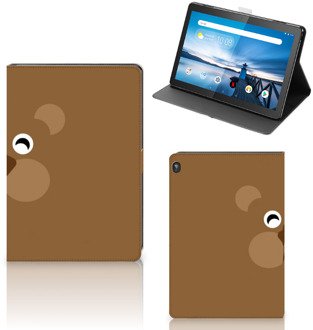 B2Ctelecom Case Lenovo Tablet M10 Cover met Magneetsluiting Bear Brown