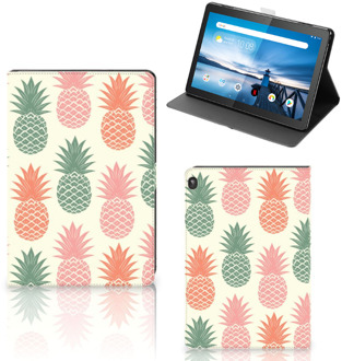 B2Ctelecom Case Lenovo Tablet M10 Tablet Hoes met Standaard Personaliseren Super als Kerstcadeau Ananas