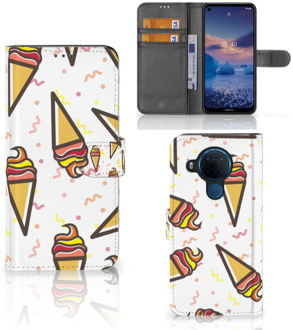 B2Ctelecom Case Nokia 5.4 Telefoonhoesje Icecream