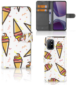 B2Ctelecom Case OnePlus 8T Telefoonhoesje Icecream