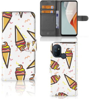 B2Ctelecom Case OnePlus Nord N100 Telefoonhoesje Icecream