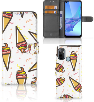 B2Ctelecom Case OPPO A53 | OPPO A53s Telefoonhoesje Icecream