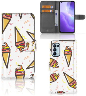 B2Ctelecom Case OPPO Find X3 Lite Telefoonhoesje Icecream