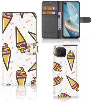 B2Ctelecom Case OPPO Reno4 Z Telefoonhoesje Icecream