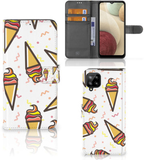 B2Ctelecom Case Samsung Galaxy A12 Telefoonhoesje Icecream