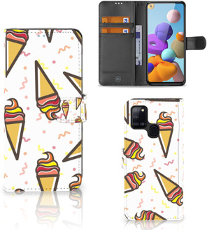 B2Ctelecom Case Samsung Galaxy A21s Telefoonhoesje Icecream