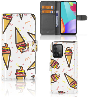 B2Ctelecom Case Samsung Galaxy A52 Telefoonhoesje Icecream