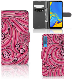 B2Ctelecom Case Samsung Galaxy A7 (2018) Swirl Pink