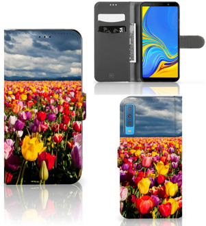 B2Ctelecom Case Samsung Galaxy A7 (2018) Tulpen