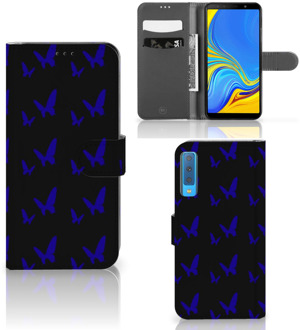 B2Ctelecom Case Samsung Galaxy A7 (2018) Vlinder Patroon