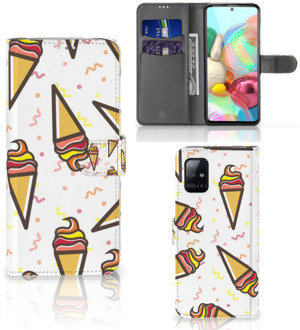 B2Ctelecom Case Samsung Galaxy A71 Telefoonhoesje Icecream