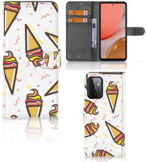 B2Ctelecom Case Samsung Galaxy A72 Telefoonhoesje Icecream