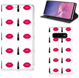 B2Ctelecom Case Samsung Galaxy S10 Design Lipstick Kiss