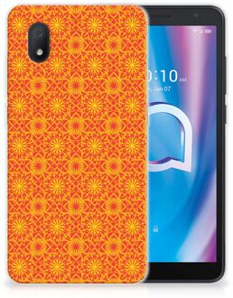 B2Ctelecom Cover Case Alcatel 1B (2020) Smartphone hoesje Batik Orange