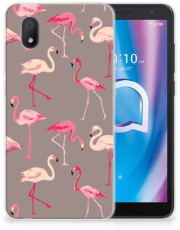 B2Ctelecom Cover Case Alcatel 1B (2020) Smartphone hoesje Flamingo