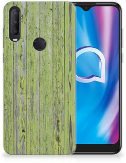 B2Ctelecom Cover Case Alcatel 1S (2020) Smartphone hoesje Green Wood