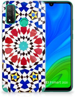 B2Ctelecom Cover Case Huawei P Smart 2020 Smartphone hoesje Mozaïek