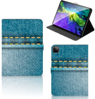 B2Ctelecom Cover Case iPad Pro 11 (2020) Tablet Hoes met Standaard Design Jeans