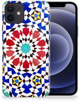 B2Ctelecom Cover Case iPhone 12 | 12 Pro (6.1") Smartphone hoesje Mozaïek