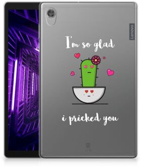 B2Ctelecom Cover Case Lenovo Tab M10 HD (2de generatie) Hoesje Cactus Glad met doorzichte zijkanten