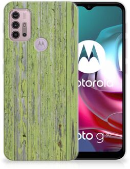 B2Ctelecom Cover Case Motorola Moto G30 | G10 Smartphone hoesje Green Wood