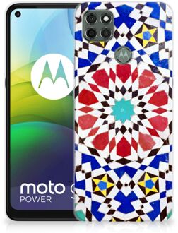 B2Ctelecom Cover Case Motorola Moto G9 Power Smartphone hoesje Mozaïek