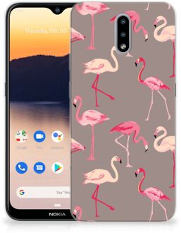 B2Ctelecom Cover Case Nokia 2.3 Smartphone hoesje Flamingo