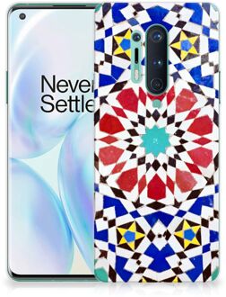 B2Ctelecom Cover Case OnePlus 8 Pro Smartphone hoesje Mozaïek