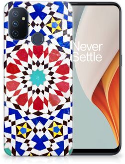 B2Ctelecom Cover Case OnePlus Nord N100 Smartphone hoesje Mozaïek