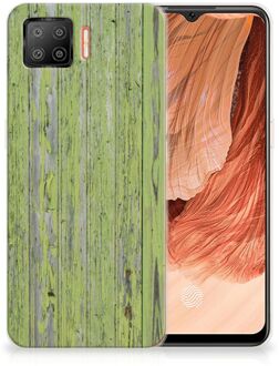 B2Ctelecom Cover Case OPPO A73 4G Smartphone hoesje Green Wood