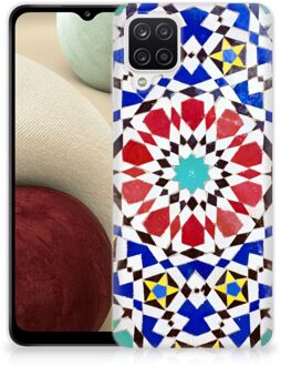 B2Ctelecom Cover Case Samsung Galaxy A12 Smartphone hoesje Mozaïek